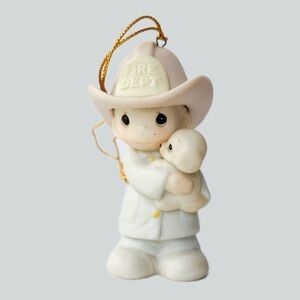 Precious Moments 1986 “Love Rescued Me” Porcelain Figurine Ornament